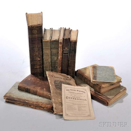 Rare Books, Fourteen Volumes from the 18th and 19th Century