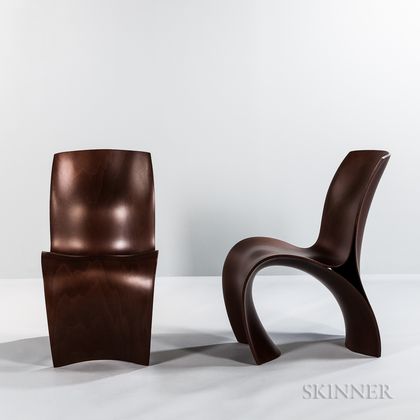 Pair of Ron Arad for Moroso "Three Skin Chairs,"
