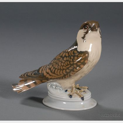 Bing & Grondahl Porcelain Figure of a Peregrine Falcon
