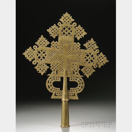Abyssinian Coptic Brass Cross