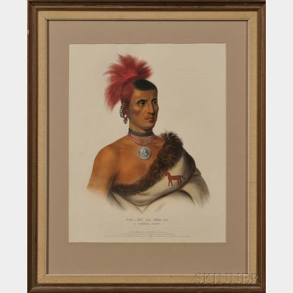 McKenney, Thomas Loraine (1785-1859) and James Hall (1793-1868) Pes-Ke-Le-Cha-Co, a Pawnee Chief