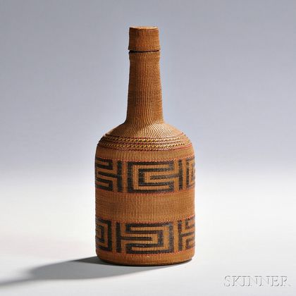 Tlingit Basketry Bottle