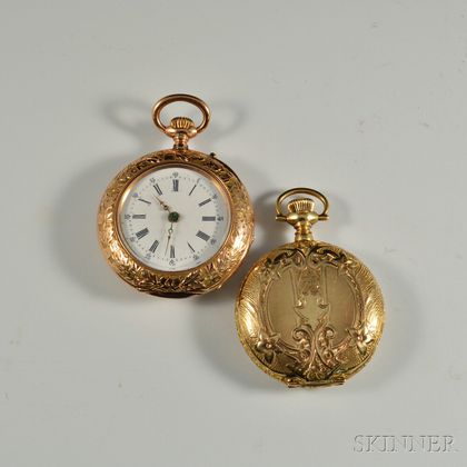 14kt Gold and Gold-filled Lady's Pocket Watches