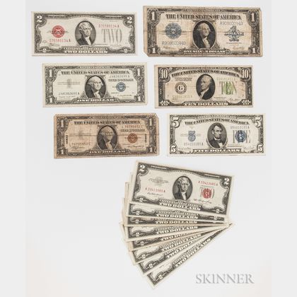 Small Group of American Currency