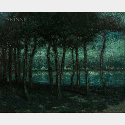 Hermann Dudley Murphy (American, 1867-1945) Nocturne/A Landscape Study