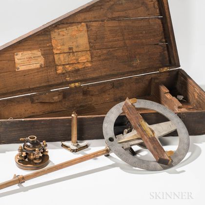 Heller & Brightly "Sun Flower" Surveyor's Instrument