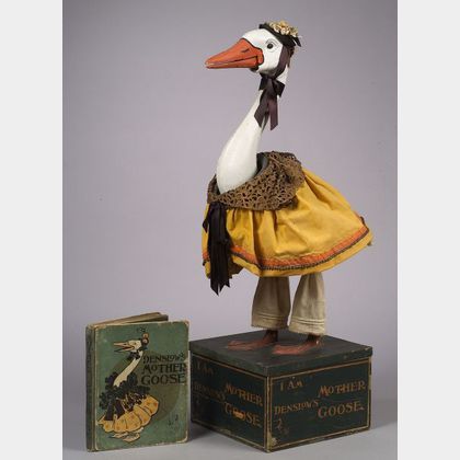 Rare Advertising Automaton of Denslow's Mother Goose