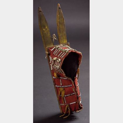Southern Plains Cloth and Wood Model Cradle