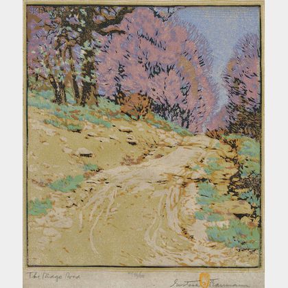 Gustave Baumann (American/German, 1881-1971) The Ridge Road