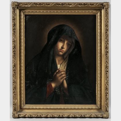 Olga Ciardi (Italian, 19th/20th Century),After Il Sassoferrato (Italian, 1609-1685) The Madonna in Sorrow
