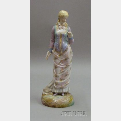 English Porcelain Figure of a Lady