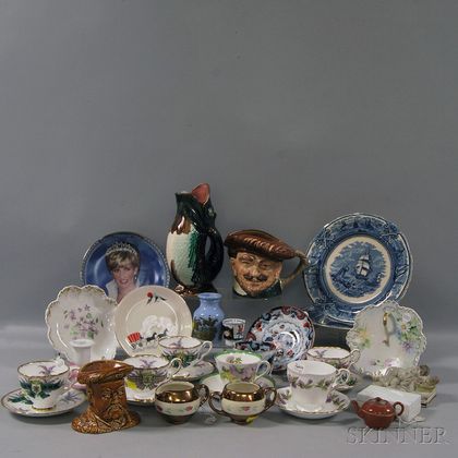 Approximately Thirty-one Assorted Pottery and Porcelain Items