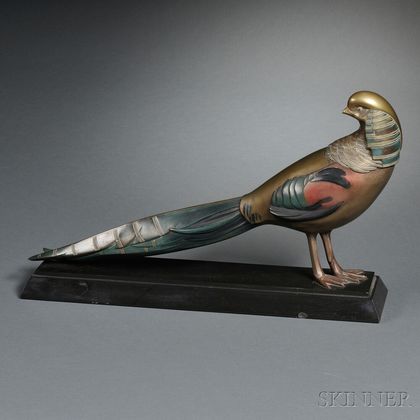 After Alexandre Kelety (French/Hungarian, 1918-1940) Pheasant