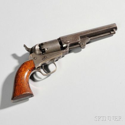 Identified Colt Model 1849 Pocket Revolver
