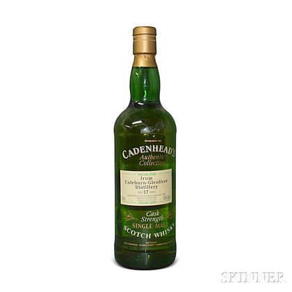 Coleburn-Glenlivet 17 Years Old 1978, 1 750ml bottle 