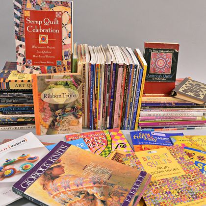 Large Group of Textile Reference Books