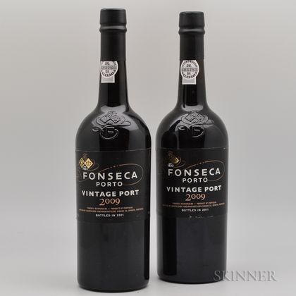 Fonseca Vintage Port 2009, 2 bottles 