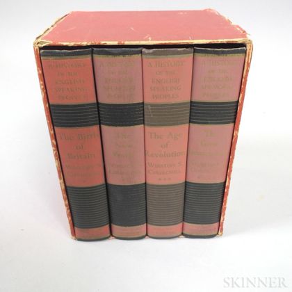 Four Volume Set of Winston Churchill's A History of the English Speaking Peoples 