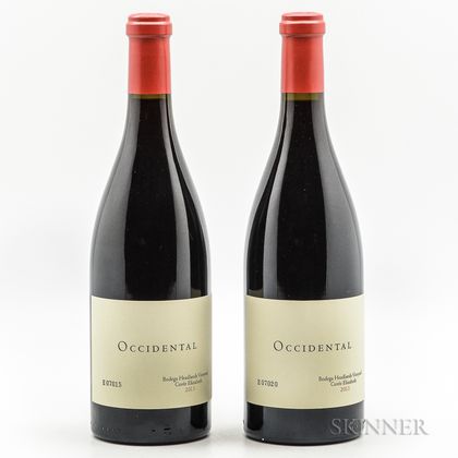 Occidental (Kistler) Bodega Headlands Pinot Noir Cuvee Elizabeth 2013, 2 bottles 