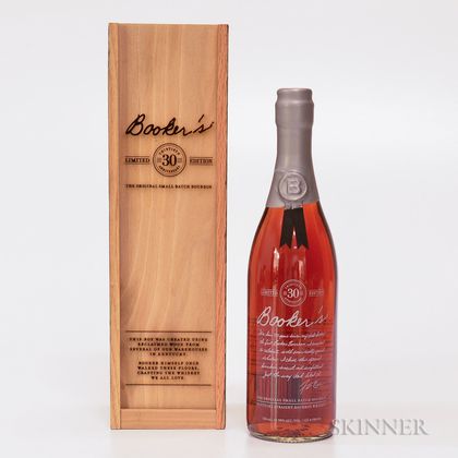 Bookers 30th Anniversary, 1 750ml bottle (owc) 
