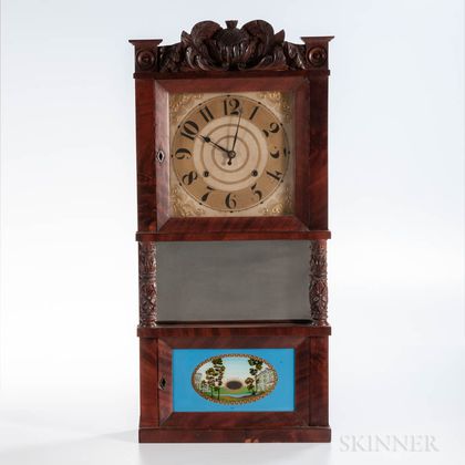 C. & L.C. Ives Triple-decker Shelf Clock