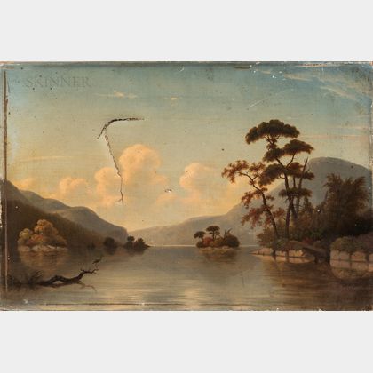 Hudson River School, 19th Century River Landscape