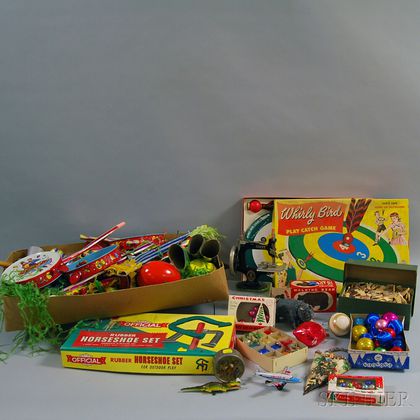 Eight Miscellaneous Toys and Games