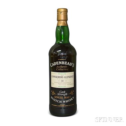 Convalmore-Glenlivet 30 Years Old 1962, 1 750ml bottle 