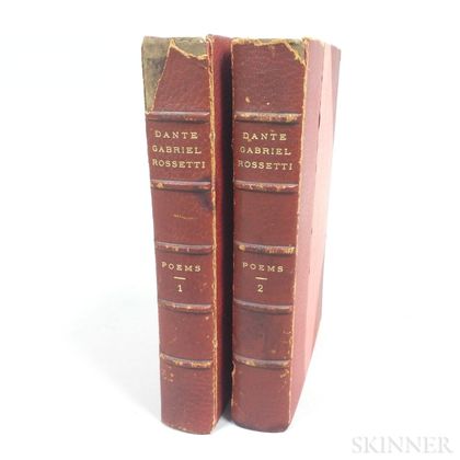 Two Volumes of Elisabeth Cary's Poems by Dante Gabriel Rossetti 