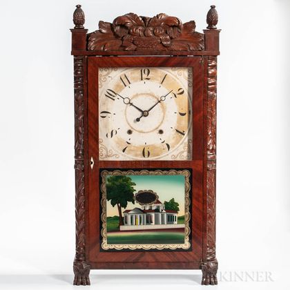 E. Terry & Son's Carved Shelf Clock