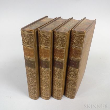 Four Volume Set of the Diary and Correspondence of Samuel Pepys 