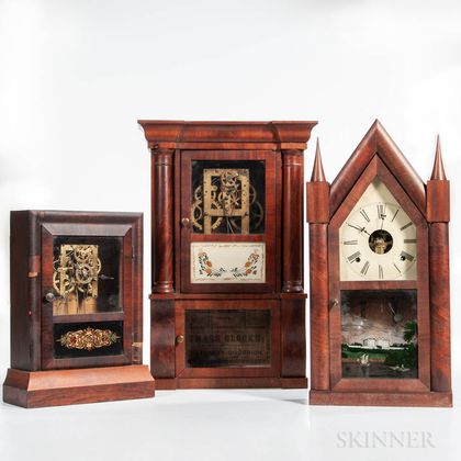 Three Connecticut Shelf Clocks