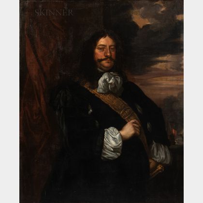 Attributed to Bartholomeus van der Helst (Dutch, 1613-1670) Portrait of an Admiral