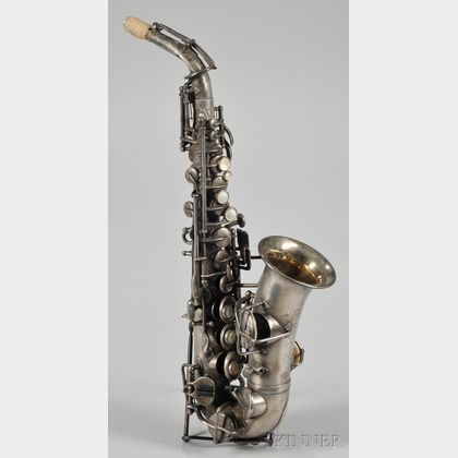 American B Flat Soprano Saxophone, Buescher, Elkhart, c. 1920, Model Aristocrat