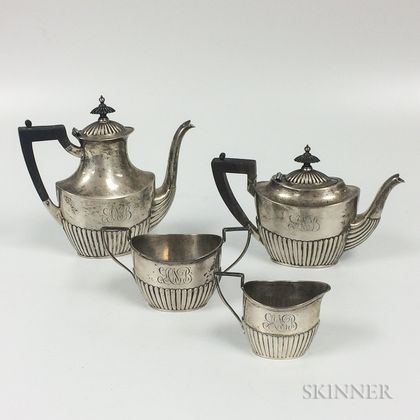 Whiting Manufacturing Co. Four-piece Sterling Silver Tea Set