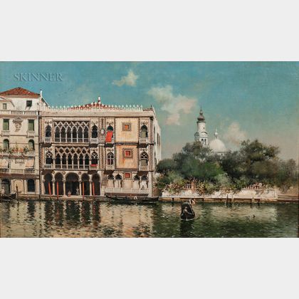Warren Sheppard (American, 1858-1937) Venetian Palazzo