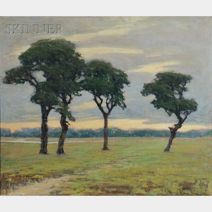 Fanny Mahon King (American, 1865-1952) November / Possibly a South Carolina Landscape