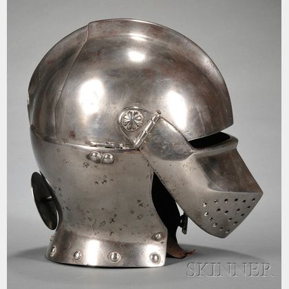 Steel Medieval-style Helmet