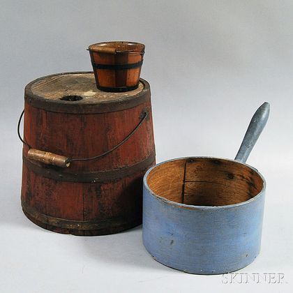 Three Wooden Vessels