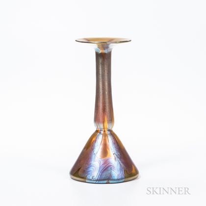 Loetz Phänomen Iridescent Art Glass Vase