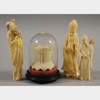 Four Asian Ivory Carvings