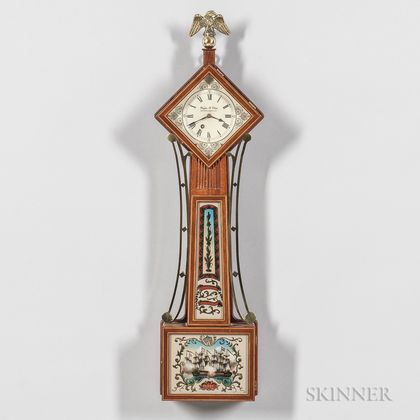 Miniature Diamond-head Wall Clock by Wayne R. Cline