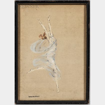 Warren B. Davis (American, 1865-1928) Dancer