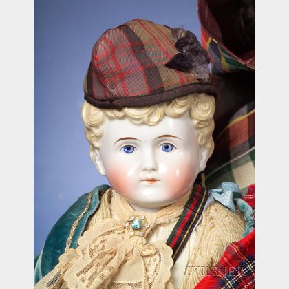 China Shoulder Head Boy in Scottish Dress