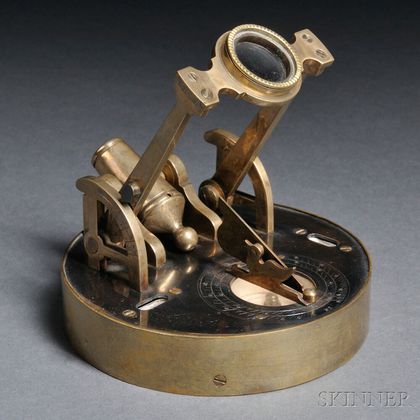 Brass Noon Cannon Sundial