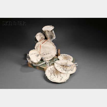 Claes Oldenburg (American, b. 1929) Miniature Soft Drum Set