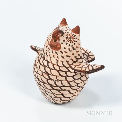 Contemporary Zuni Pottery Bird