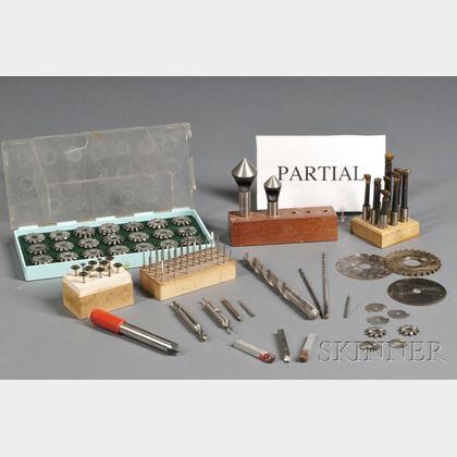 Collection of Metal Working Cutters and Bits