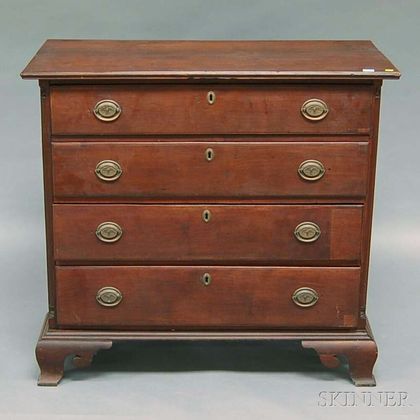 Chippendale Cherry Four-drawer Chest