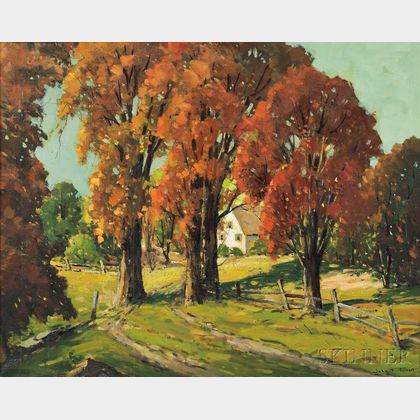John F. Enser (American, 1898-1968) The Pasture Road